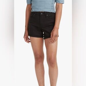 Levi’s Mid Length Denim Shorts – Black (Size 27)